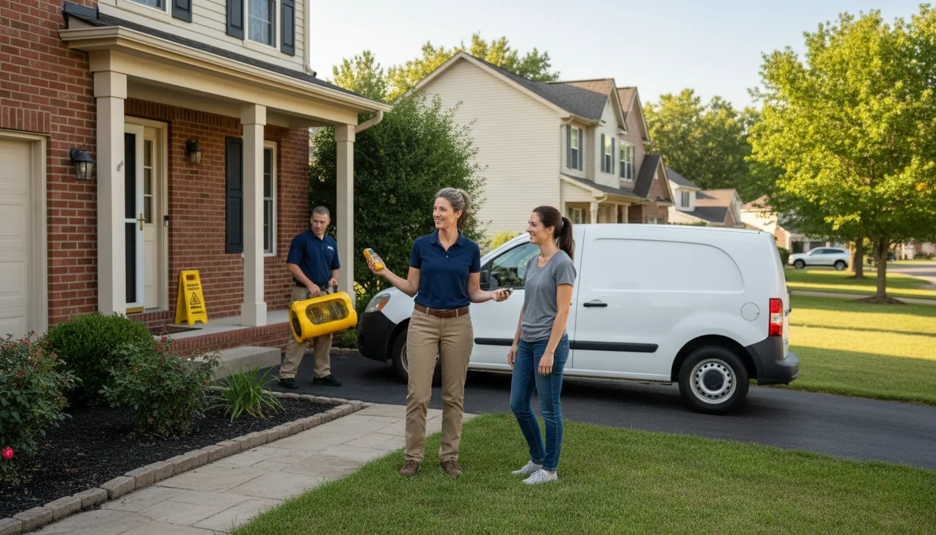 Water restoration image for Dehumidification And Cleanup Services in Mattawamkeag, ME